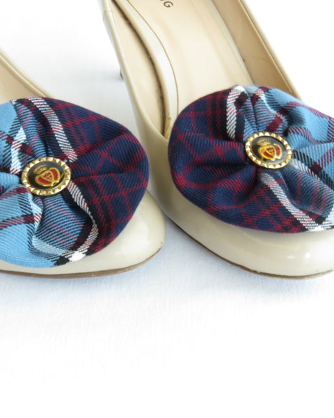 RCAF Tartan Shoe Clips