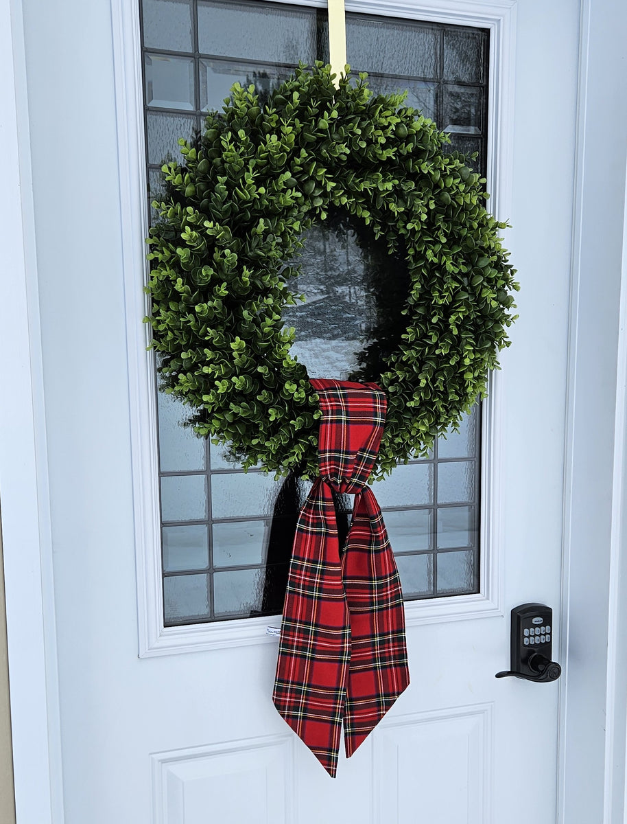 Royal Stewart Tartan Wreath Sash