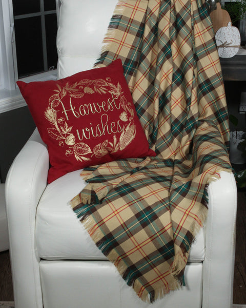 Saskatchewan Tartan Throw