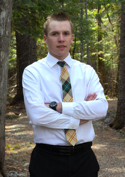 Saskatchewan Tartan Necktie