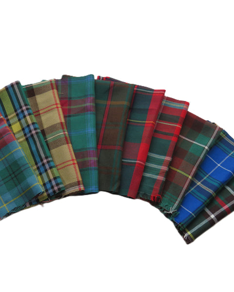 Canadian Provincial Tartan Fabric 1 Yard Set