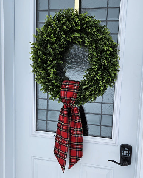 Royal Stewart Tartan Wreath Sash