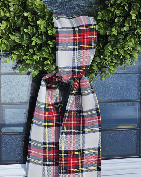 Dress Stewart Tartan Wreath Sash