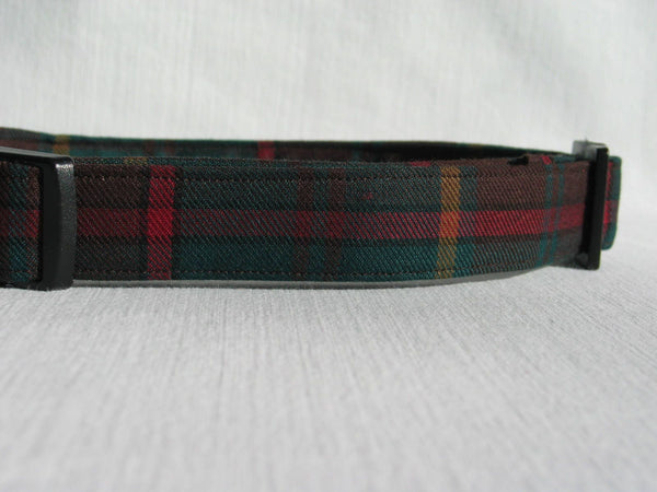 Ontario Tartan Dog Collar, Pawsitively Dazzled Plaid Dog Collar, Made in Canada Pet Collar, Furry Friend Collar