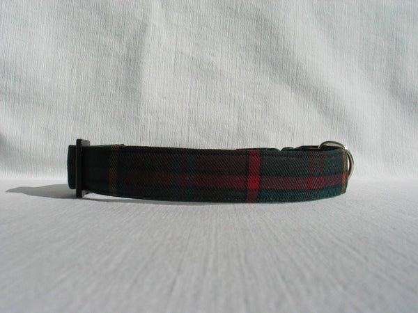 Ontario Tartan Dog Collar, Pawsitively Dazzled Plaid Dog Collar, Made in Canada Pet Collar, Furry Friend Collar