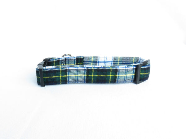 Collar, Gordon Tartan Dog Collar for Gordon Family Wedding, Pet Adoption Plaid Collar,  Gordon Family Reunion Pet Gift