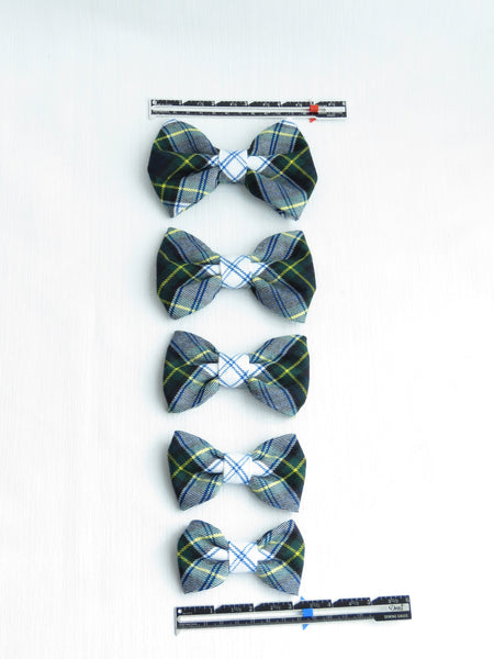 Bow Tie, Nova Scotia Tartan Dog Bow Tie, Blue Plaid Bow Tie for Dogs, Made in Canada Pet Accessory, Pet Birthday Bow Tie, Gift for Dog Lover