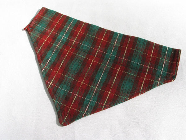 Plaid Dog Bow Tie To Slide on Collar, Prince Edward Island Tartan Dog Bow Tie,  PEI Dog Bow, Doggie Bow Tie for Green Gables Events