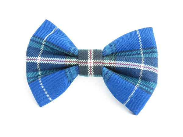 Bow Tie, Nova Scotia Tartan Dog Bow Tie, Blue Plaid Bow Tie for Dogs, Made in Canada Pet Accessory, Pet Birthday Bow Tie, Gift for Dog Lover