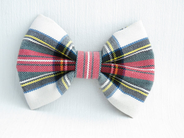 Dress Stewart Tartan Dog Bow Tie