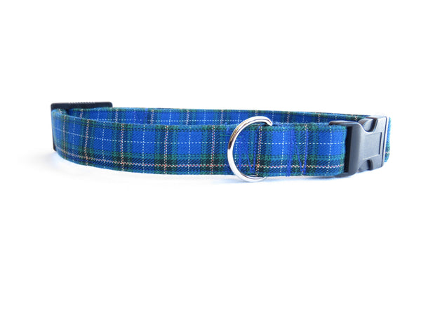 Bow Tie, Nova Scotia Tartan Dog Bow Tie, Blue Plaid Bow Tie for Dogs, Made in Canada Pet Accessory, Pet Birthday Bow Tie, Gift for Dog Lover