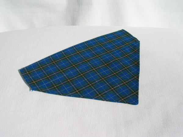 Bow Tie, Nova Scotia Tartan Dog Bow Tie, Blue Plaid Bow Tie for Dogs, Made in Canada Pet Accessory, Pet Birthday Bow Tie, Gift for Dog Lover