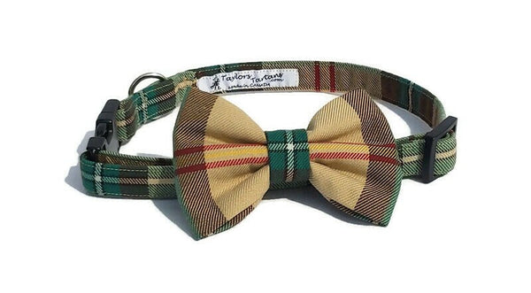 Saskatchewan Tartan Dog Bandana pour les promenades estivales de chiens, Saskatchewan Tartan Dog Kerchief un cadeau des Prairies, Plaid Pet Kerchief