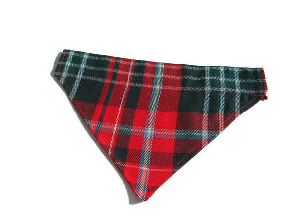 Pet Bandana. New Brunswick Tartan Kerchief, Christmas Pet Photos in NB Bandana, Christmas Tartan Dog Bandana, Christmas Pet Kerchief
