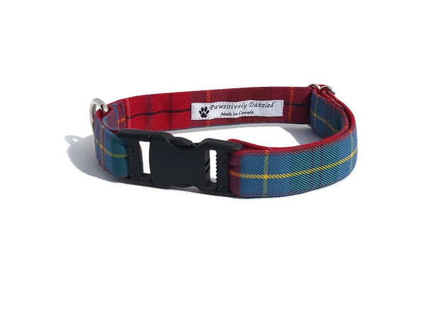Dog Kerchief, Beautiful British Columbia Tartan Dog Bandana, BC Tartan Dog Kerchief For Dog Birthday Parties, Dog Mom Gift