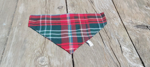 Pet Bandana. New Brunswick Tartan Kerchief, Christmas Pet Photos in NB Bandana, Christmas Tartan Dog Bandana, Christmas Pet Kerchief