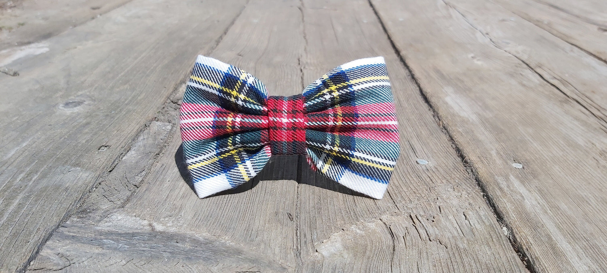 Dress Stewart Tartan Dog Bow Tie, Stewart Wedding Ring Bearer Bow Tie for Dogs, Plaid Pet Bow Ties,  Bow Tie for Birthday Dogs Photos