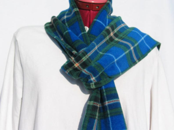 Nova Scotia Tartan Fleece Scarf Tree Wrap