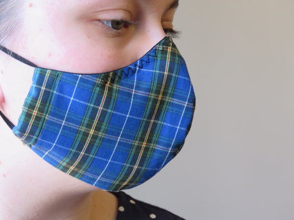 British Columbia Tartan Face Mask