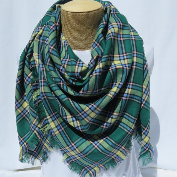 Alberta tartan blanket scarf