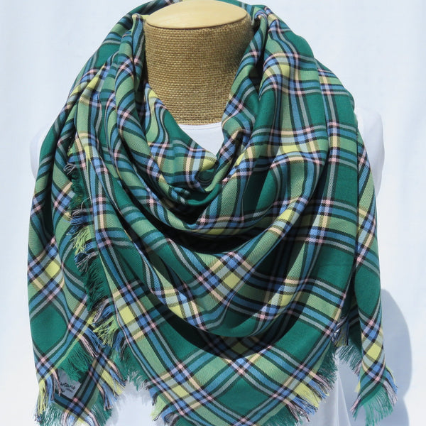 Alberta Tartan Blanket Scarf or Blanket Throw