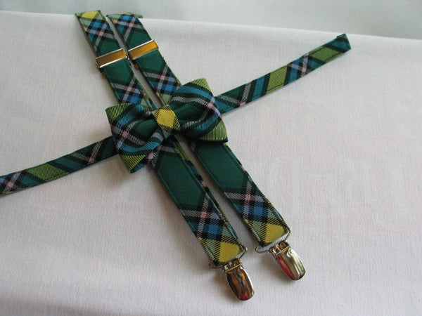 Alberta Tartan Suspenders and Bow Tie Set-Taylors Tartans