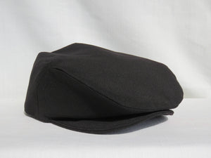 Black Flat Cap for Weddings and Photos-Taylors Tartans