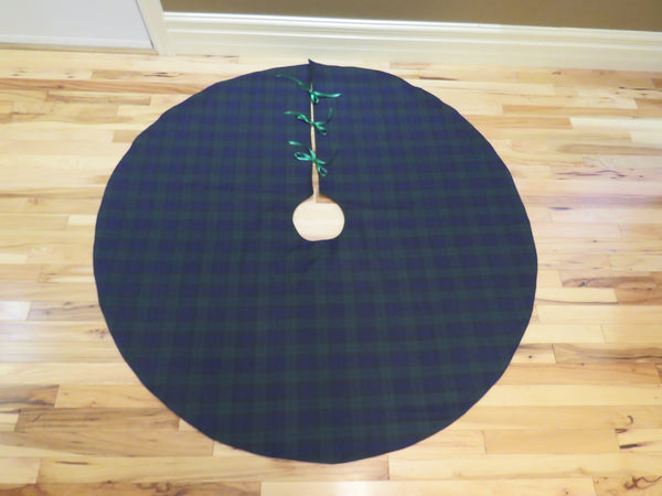 Black Watch Tartan Christmas Tree Skirt