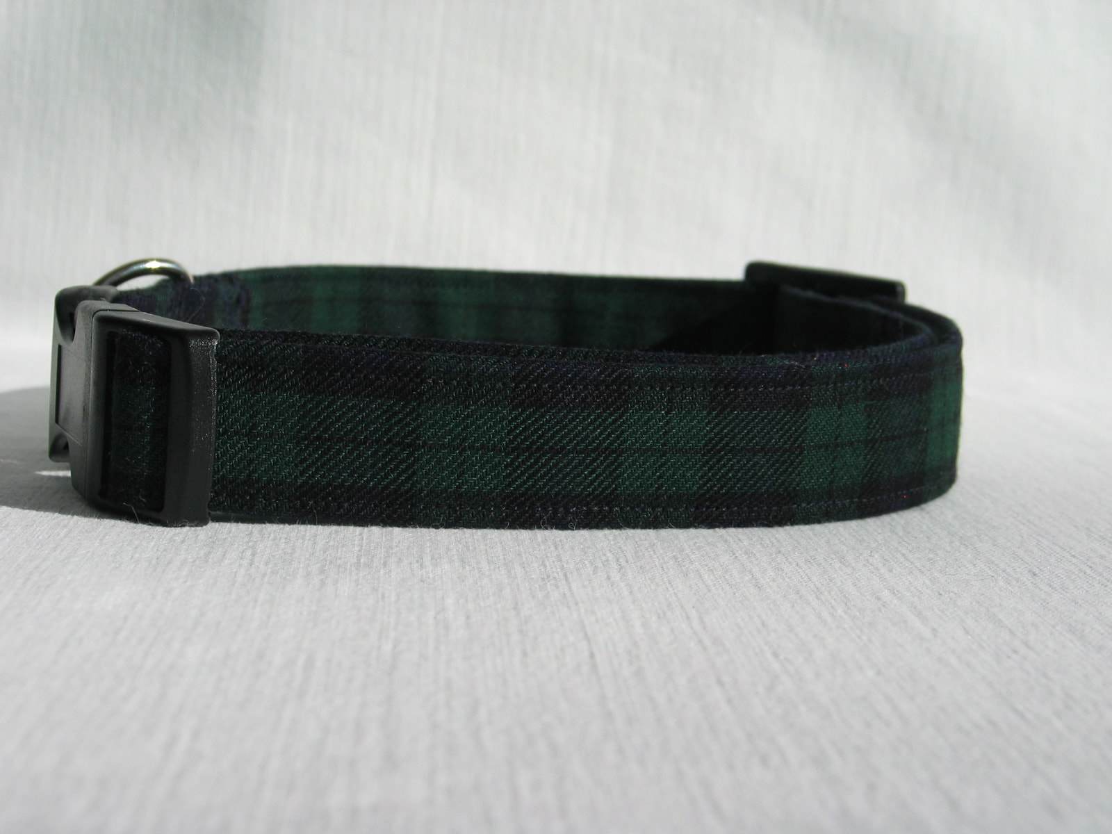 Black watch plaid dog collar online