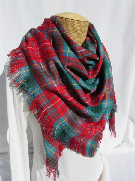 British Columbia Tartan Blanket Scarf