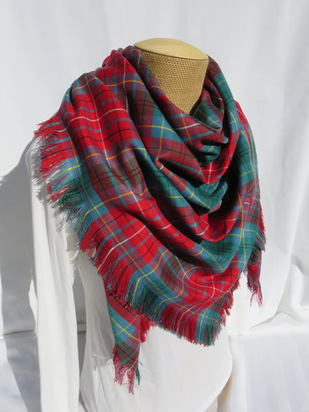 British Columbia Tartan Blanket Scarf