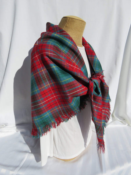 British Columbia Tartan Blanket Scarf