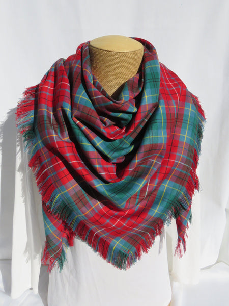 British Columbia Tartan Blanket Scarf