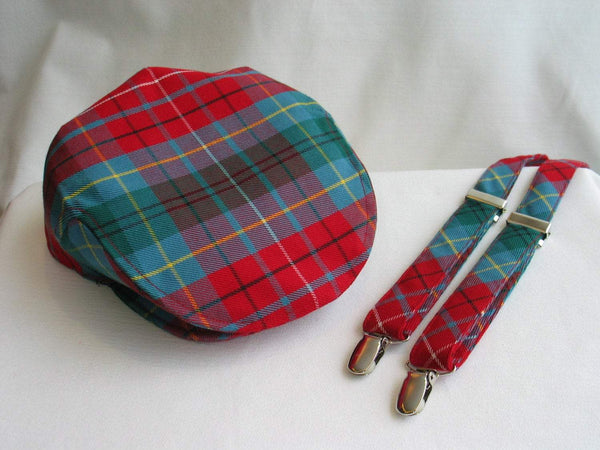 British Columbia Tartan Driving Flat Cap