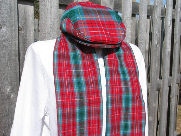 British Columbia Tartan Scarf and Flat Cap Set-Taylors Tartans