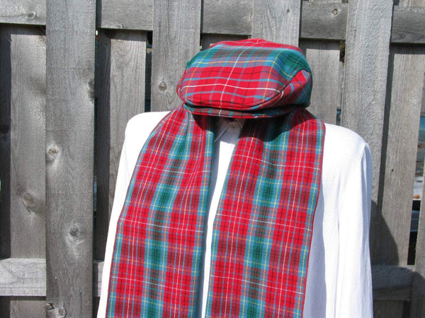 BC tartan hat and scarf-Taylors Tartans