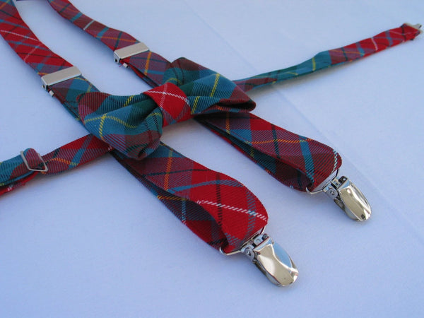 British Columbia Tartan Suspenders