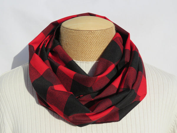 Buffalo Check Infinity Scarf