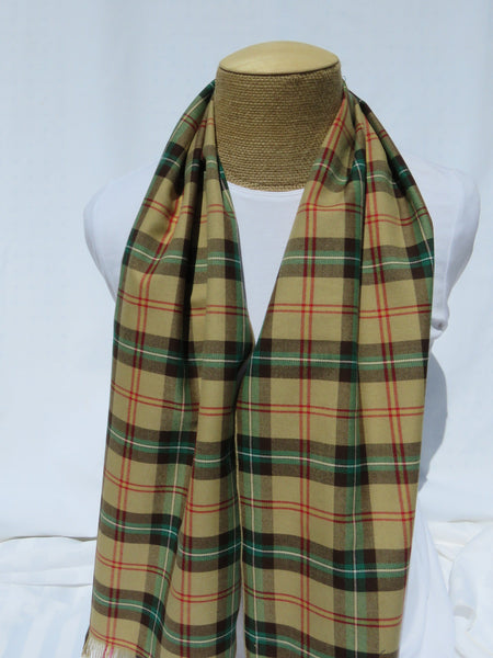 Canadian Saskatchewan Tartan Scarf