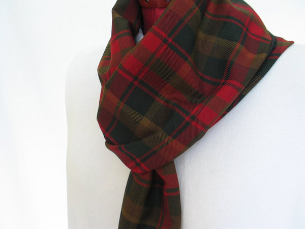 Feuille d'érable tartan canadien Foulard