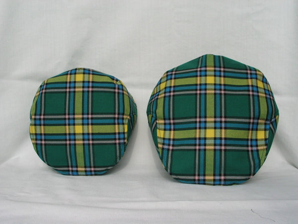 Alberta Tartan Père Fils Casquettes plates assorties