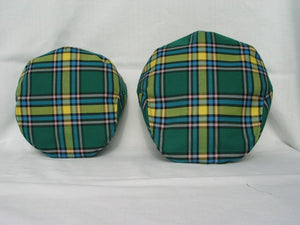 Father Son Matching Alberta Tartan Flat Caps-Taylors Tartans