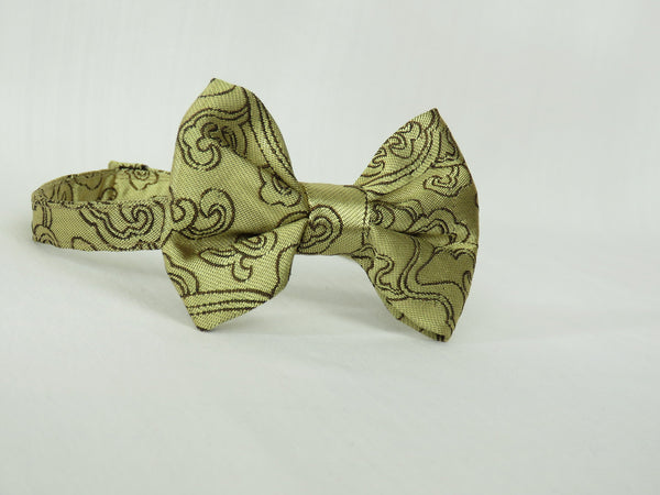 Gold and Brown Man's Bow Tie-Taylors Tartans