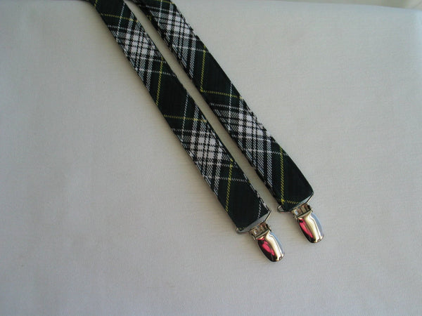 Gordon Tartan Suspenders and Bow Tie Set