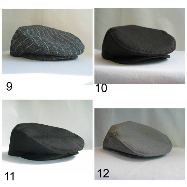 Herringbone Page Boy Hat Suspenders Bow Tie