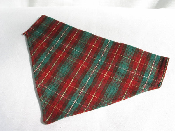 Dog Bandana, Prince Edward Island Tartan Kerchief,  PEI Dog Kerchief for Trips to Anne of Green Gables