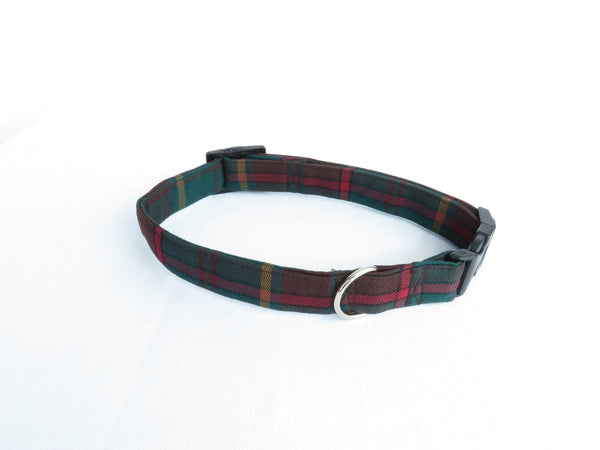 Dog Collar and Bow Tie in Ontario Tartan, Ontario Tartan Dog Collar, Pawsitively Dazzled Plaid Dog Collar Made in Canada for Dog Sitter Gift