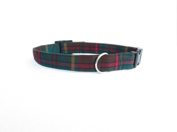 Dog Collar and Bow Tie in Ontario Tartan