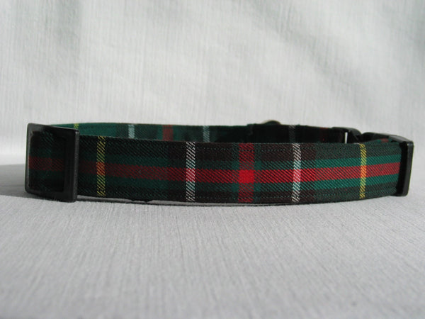 Newfoundland Tartan Dog Bow Tie, Green Plaid Dog Bow, Newfoundland Dog Accessory, Matching Dog and Groom Bow Tie for Newfoundland Wedding