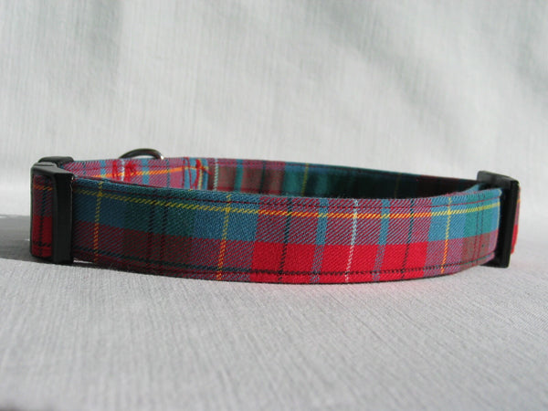 Plaid Dog Bow Tie, British Columbia Tartan Dog Bow Tie, Dad and Dog Matching Teal Plaid Bow Ties, Cat Plaid Bow Tie, Pet Birthday Bow Tie